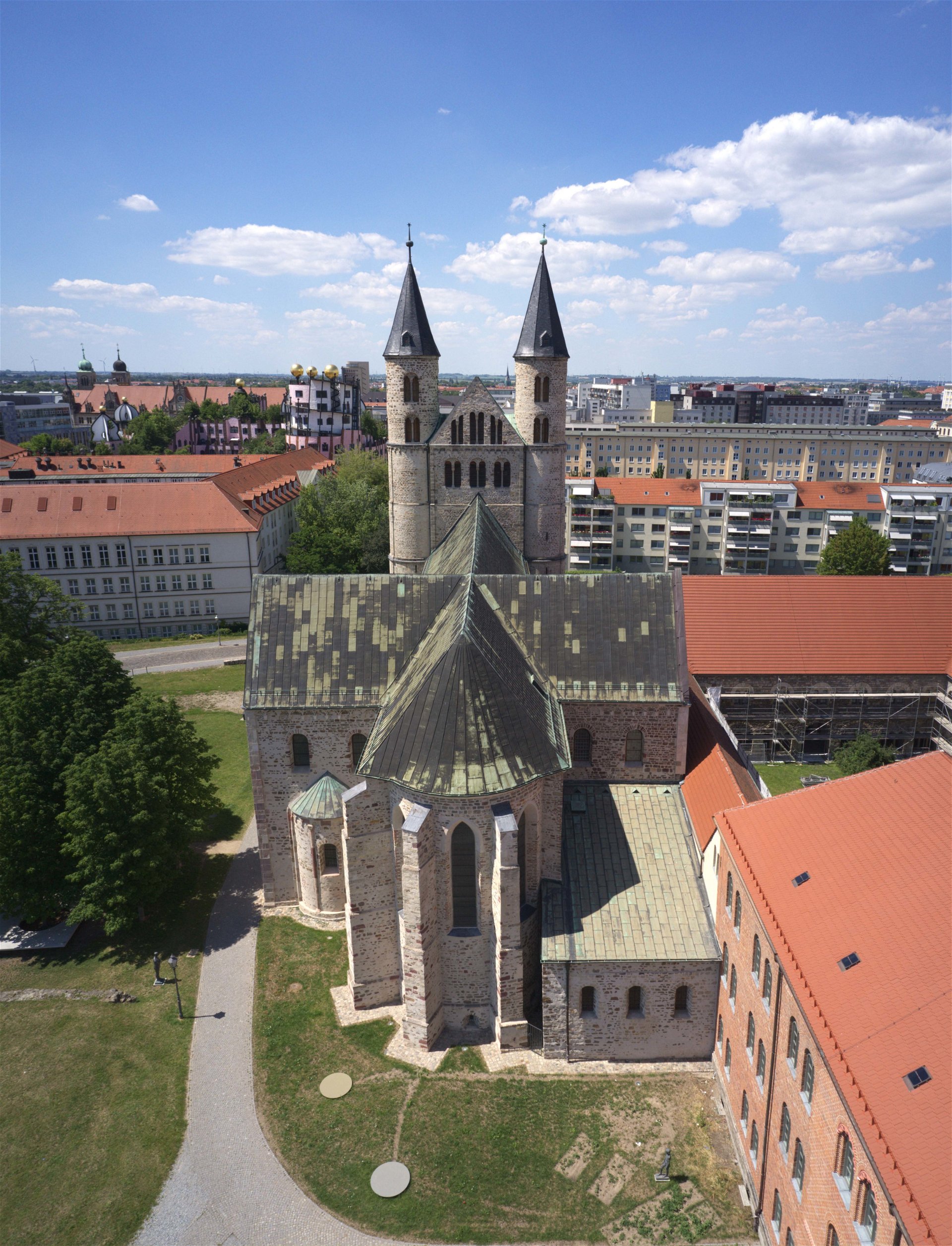Klosterkirche von oben
